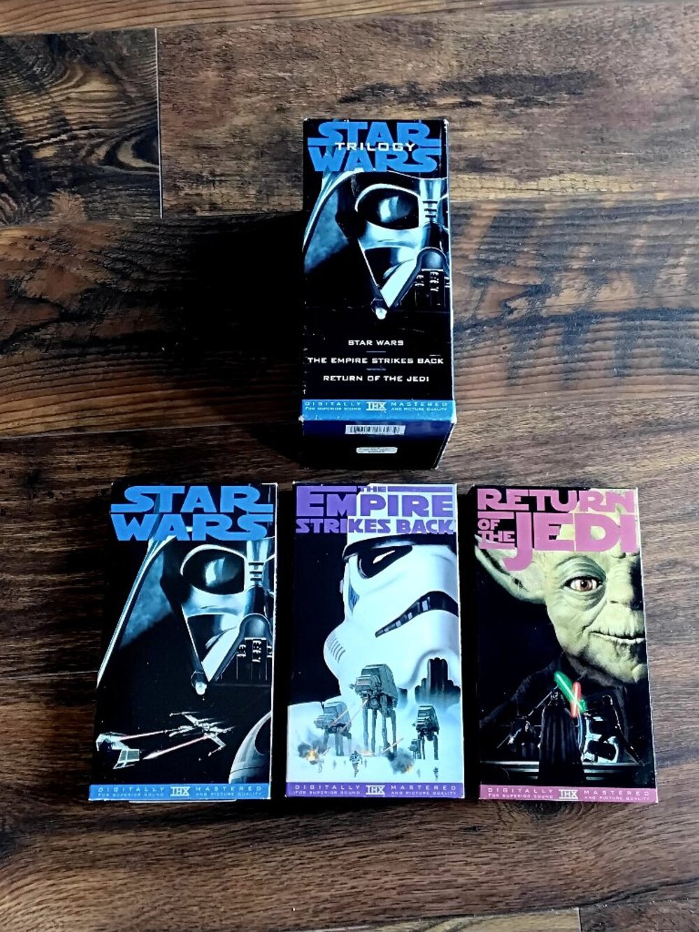 VHS Star Wars Trilogy. 1995 THX Set